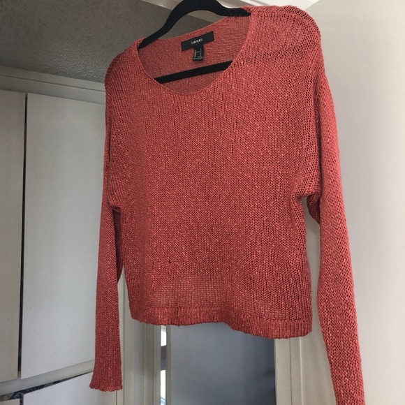 Coral knit sweater - Picture 1 of 4